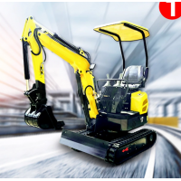 廠家直銷熱銷款小型挖掘機迷你型果園農(nóng)用挖坑推土小挖機