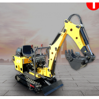 廠家直銷微型農(nóng)用履帶式小型挖掘機全新大棚果園園林小挖機
