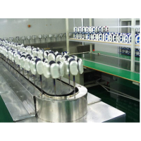 蘇州噴涂加工廠塑膠外殼柔性自動噴涂生產線