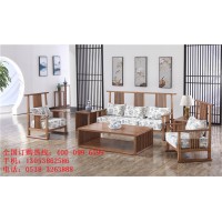 南昌木言木語(yǔ)簡(jiǎn)約新中式沙發(fā) 中高端實(shí)木家居