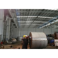 提前完成海定客戶螺旋板換熱器定制產品,萬益宏有速度有力度!