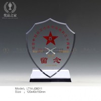 四川戰友會紀念品制作廠家 對越自衛反擊戰留念禮品 水晶廠家