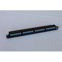 網絡綜合布線CAT6六類24口網絡配線架超五類24口配線架