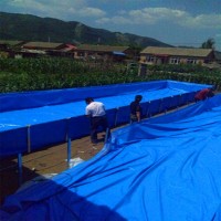 養(yǎng)魚帆布水池加厚防水布魚池 養(yǎng)水蛭螞蟥帆布水槽 養(yǎng)殖帆布池