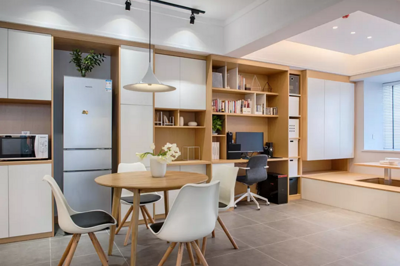  煙臺室內裝修案例：教你如何打造超能裝的小戶型。