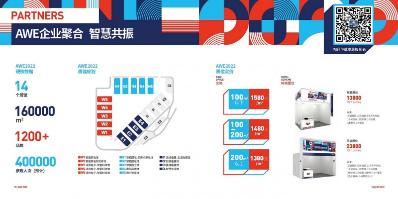 AWE2022展館規劃及展位價格
