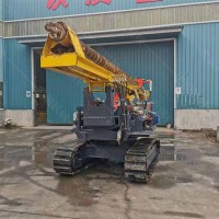 生產液壓光伏螺旋打樁機 多功能光伏電站打樁機