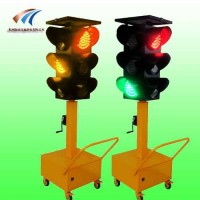 驤虎交通信號(hào)燈太陽(yáng)能移動(dòng)紅綠燈小拖車移動(dòng)信號(hào)燈廠家