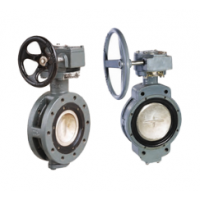 GB3037-94C 船用雙偏心渦輪式手動蝶閥 C型