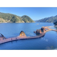 塑料浮筒，浮動平臺，水上人行浮橋建造，廠家直銷