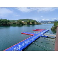 水上塑料浮筒，建設(shè)景區(qū)游船碼頭/浮橋棧道/浮動平臺實(shí)體廠家