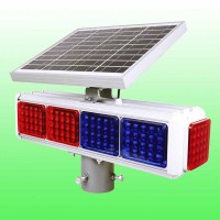 太陽能四面爆閃燈 太陽能十燈警示燈交通設施廠家